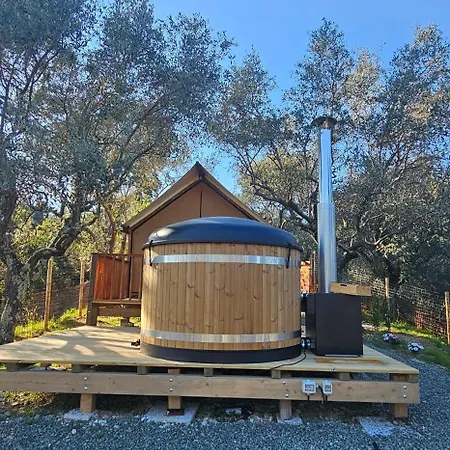 Casa Novena Glamping Tra Gli Uliveti Luxussátor Vezzano Ligure